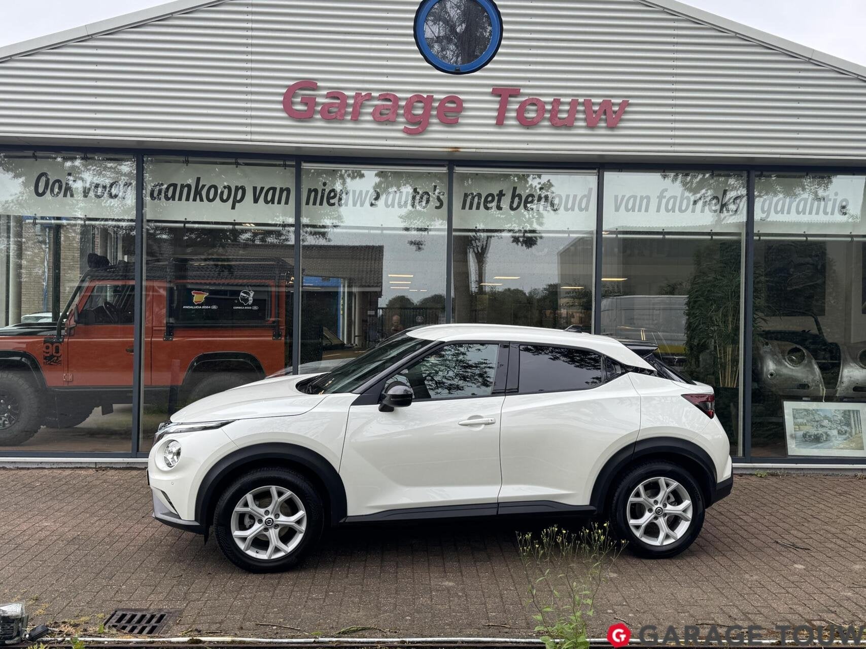 Nissan Juke 1.0 DIG-T N-Connecta Carplay, Clima, Cruise, Auto's, Voorwielaandrijving, Stof, Automatische klimaatregeling, Wit