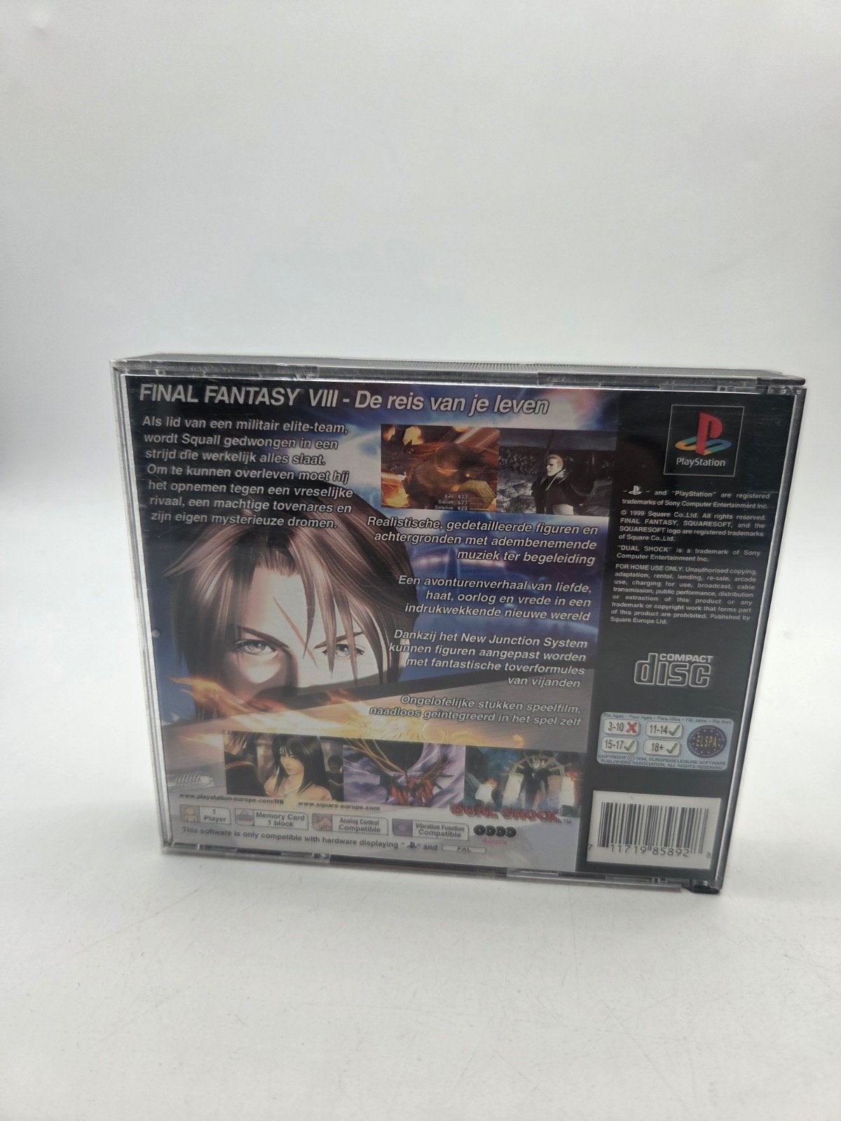 Final Fantasy VIII - PlayStation 1 (PS1) PAL, Spelcomputers en Games, Gebruikt, Ophalen of Verzenden, Support@square-enix.com