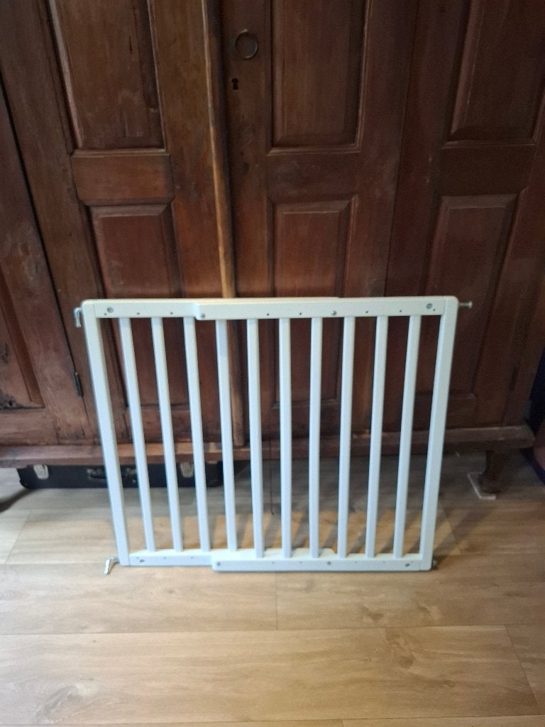 traphekje wit, Kinderen en Baby's, Traphekjes, Ophalen, Zo goed als nieuw, Overige materialen, 100 tot 115 cm