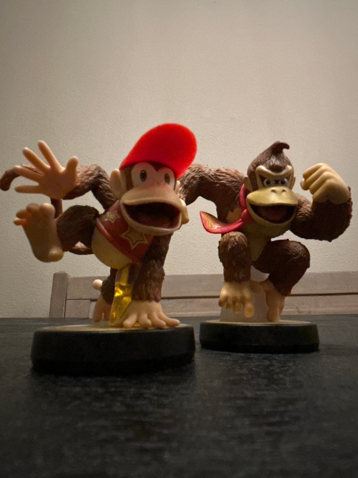 Amiibo Donkey Kong en Diddy Kong Figuren, Ophalen of Verzenden, Zo goed als nieuw