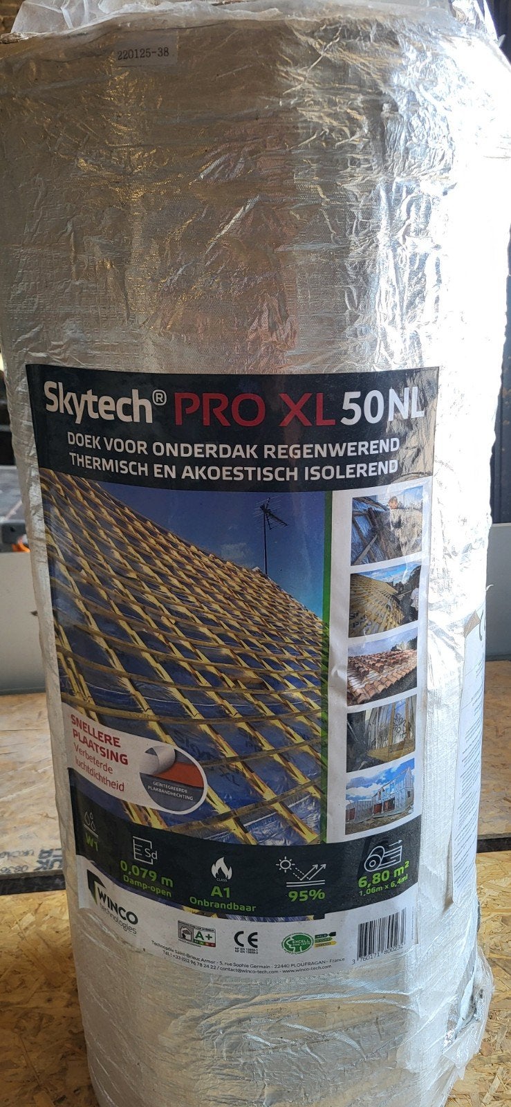 Skytech PRO XL50NL onderdakfolie - 6,80 m², Ophalen, Nieuw, 10 tot 15 m²
