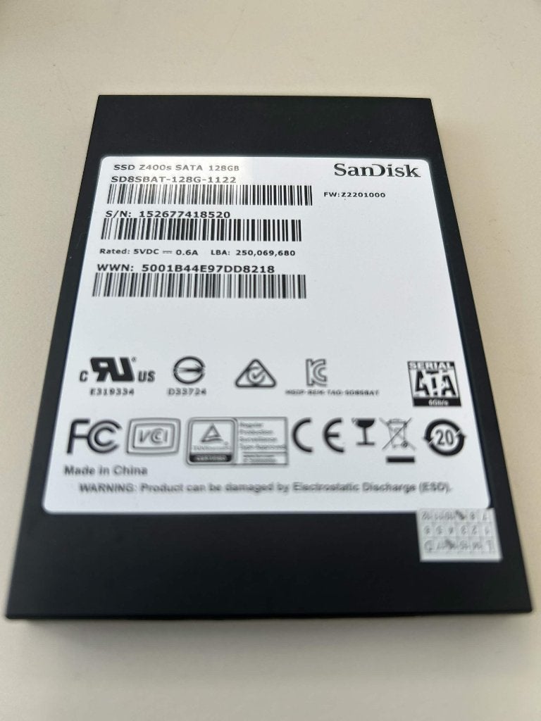 128GB SATA SSD 2.5" (Samsung), Ophalen of Verzenden, Zo goed als nieuw, Samsung, Desktop