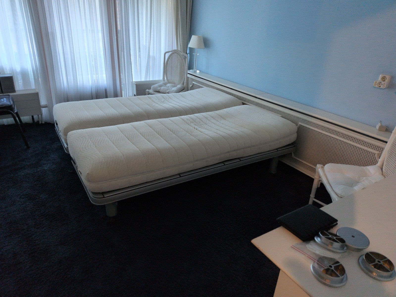 Auping bedden, Ophalen, Gebruikt, Eenpersoons, 90 cm
