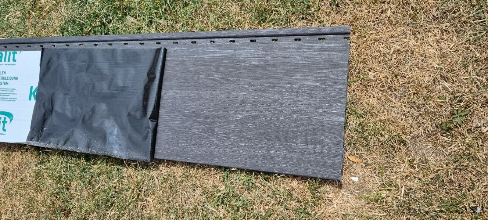Keralit zwart eiken potdeksel 177mm - 3,62m plank, Ophalen, Nieuw