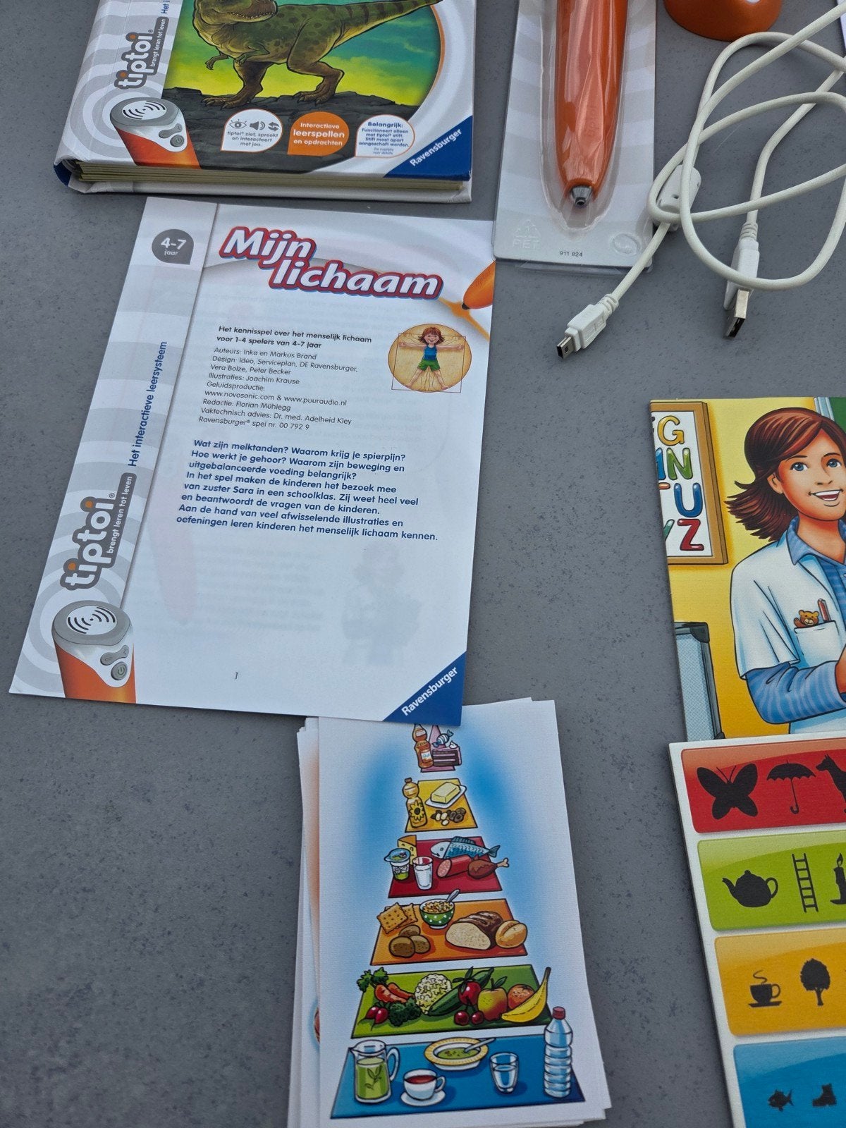 Tiptoi - Starter set met pen + extra boek, Ophalen of Verzenden, Zo goed als nieuw