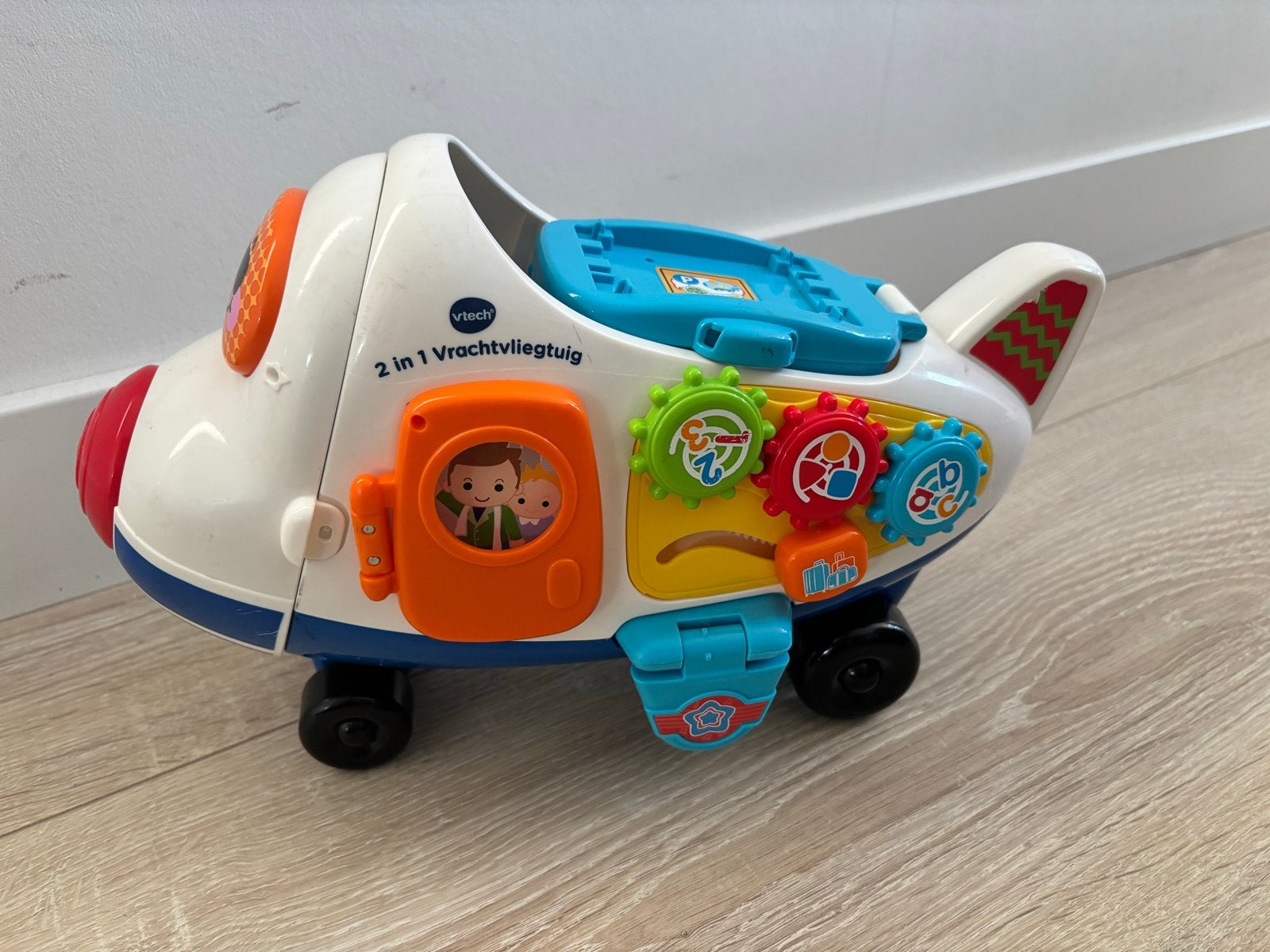 VTech 2-in-1 Vrachtvliegtuig - Interactief Speelgoed, Ophalen of Verzenden, Gebruikt, 6 maanden tot 2 jaar
