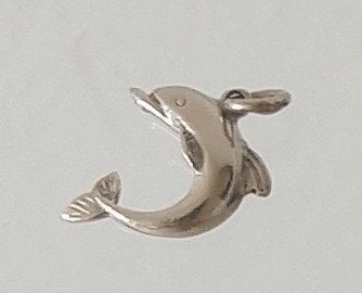 dolfijn hangertje zilver, volgnr 13, Ophalen of Verzenden, Zo goed als nieuw, Zilver, Dier