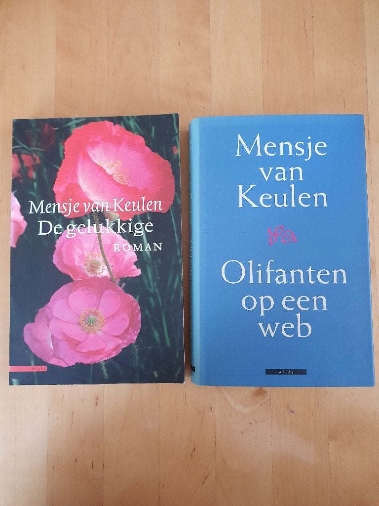 De gelukkige  en  Olifanten op een web  van  Mensje van Keul, Ophalen of Verzenden, Gelezen