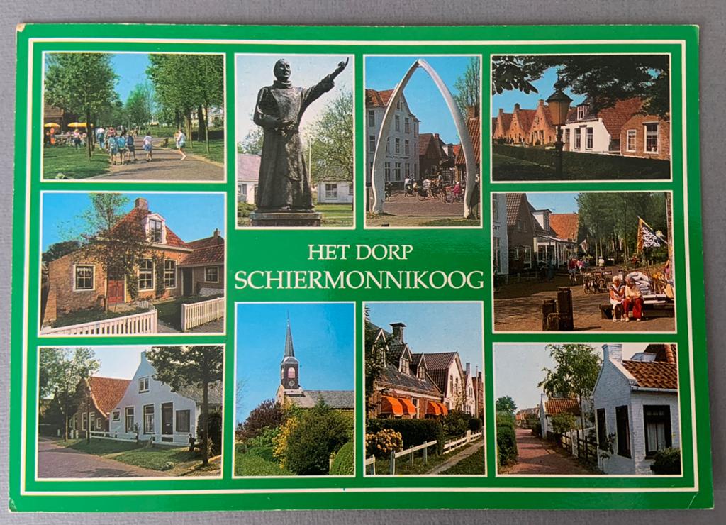 Het Dorp Schiermonnikoog, Verzenden, 1980 tot heden, Gelopen, Waddeneilanden