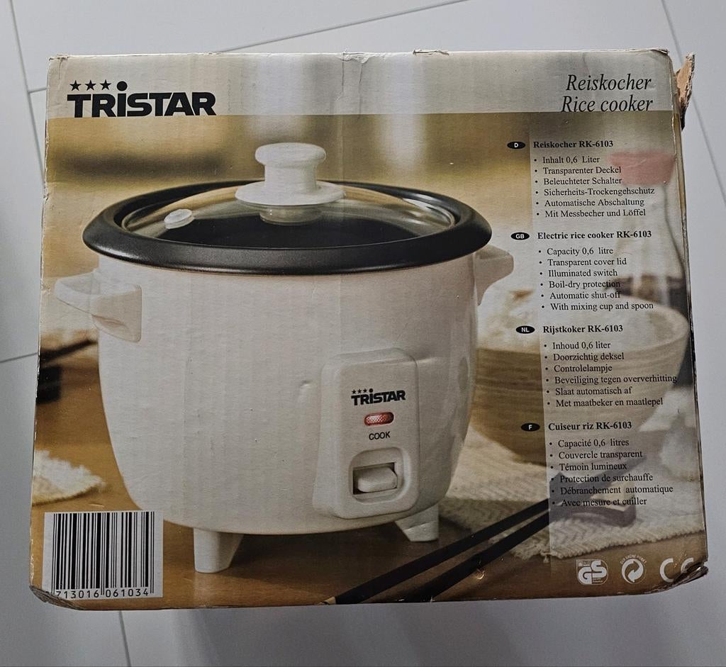 Rijstkoker Tristar, Ophalen, Zo goed als nieuw