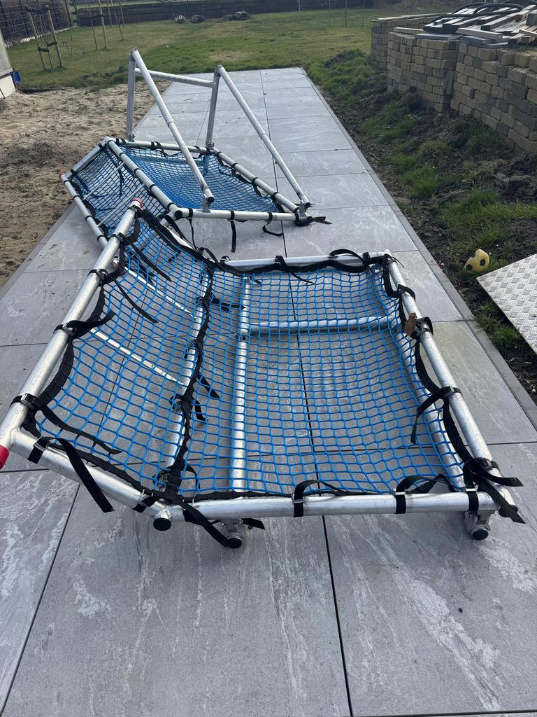 Steiger Dakrand Valbeveiliging - 2 stuks! Nieuwstaat, Doe-het-zelf en Verbouw, Steigers, Ophalen, Zo goed als nieuw, Overige typen