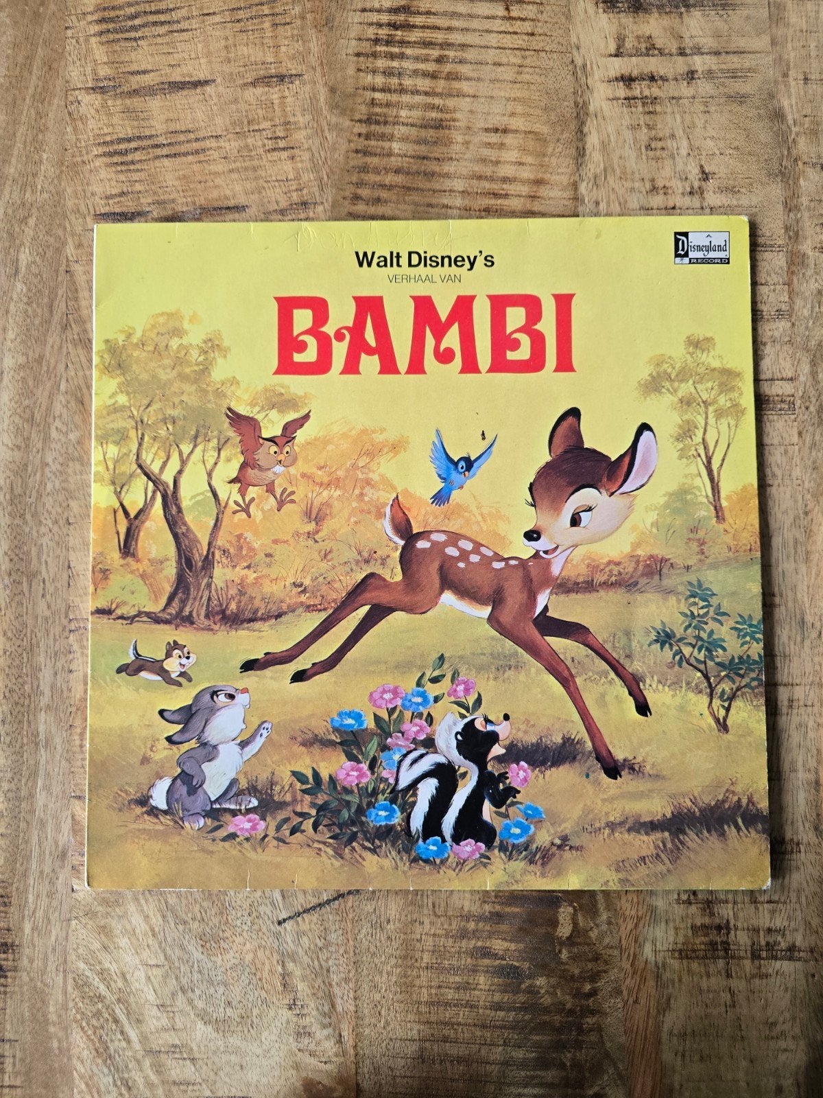 Walt Disney's Bambi - Verhaal van Bambi LP (1973), LP, Gebruikt, Overige genres, Ophalen of Verzenden