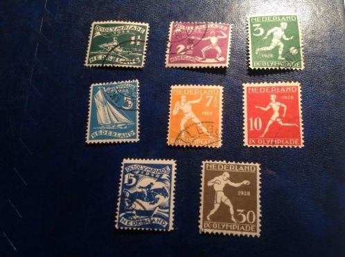 @@ 212-219 gestempeld @@, Postzegels en Munten, Postzegels | Nederland, Ophalen of Verzenden, Gestempeld