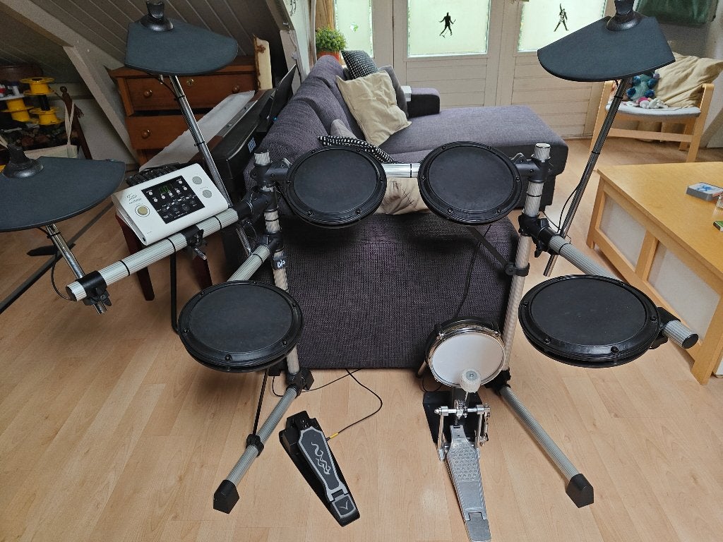Fame DD502 elektronisch drumstel, Ophalen, Gebruikt, Overige merken