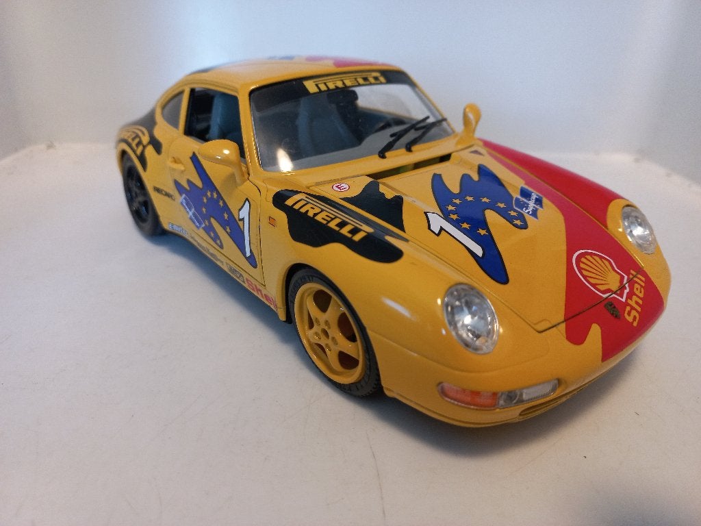 Porsche 911 Carrera Supercup #1 Bburago 1:18 modelauto 145, Hobby en Vrije tijd, Modelauto's | 1:18, Ophalen of Verzenden, Zo goed als nieuw