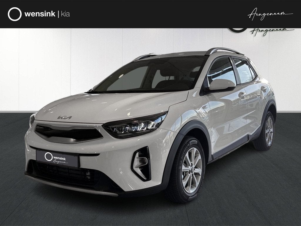 Kia Stonic 1.0 T-GDi MHEV DynamicLine | vanaf € 429,- per, Auto's, Kia, Voorwielaandrijving, 710 kg, Euro 6, Wit