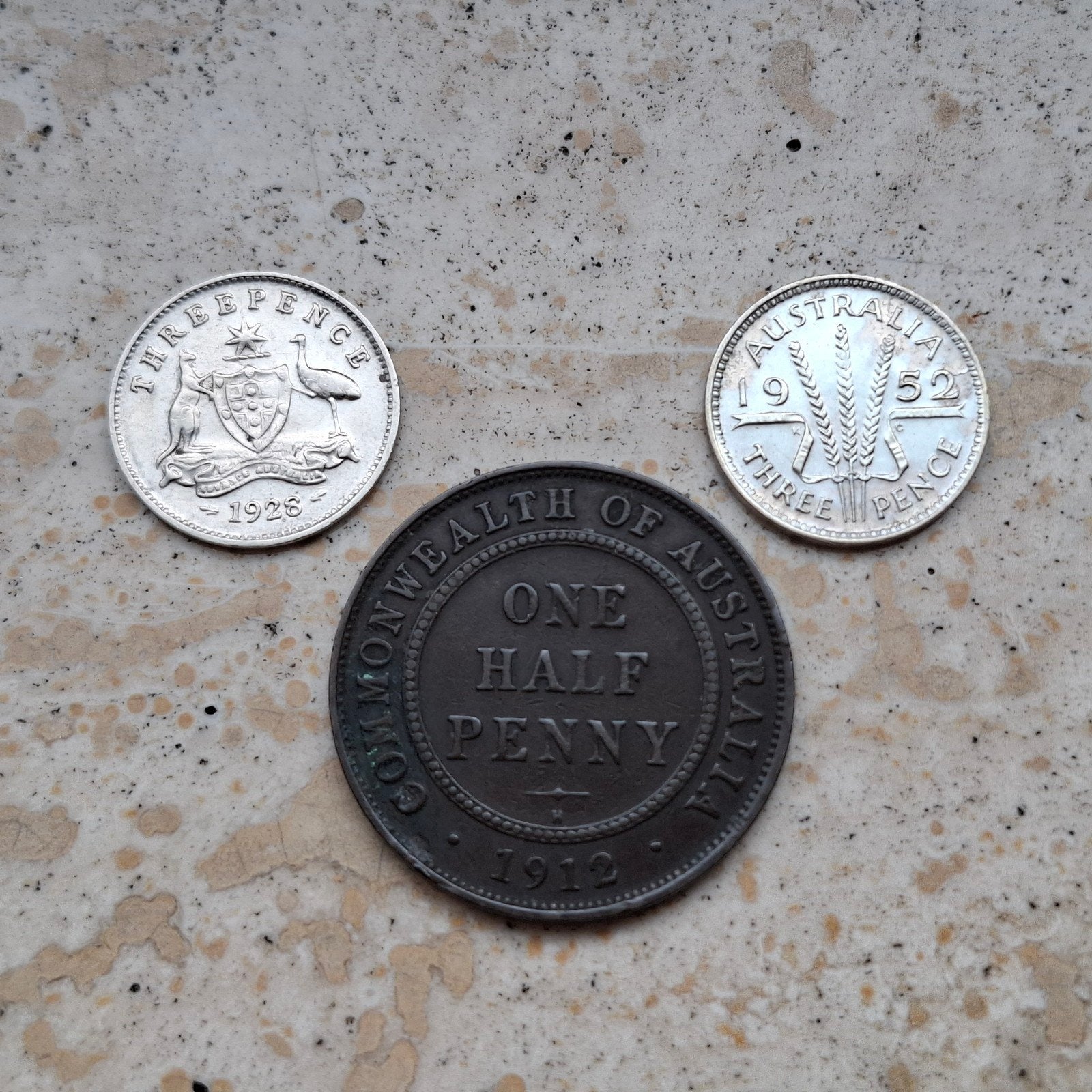 Lot munten Australië (inclusief zilver), Ophalen of Verzenden, Zilver