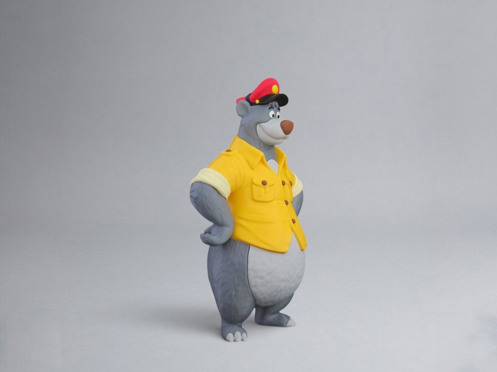 Baloo – 32 cm – TaleSpin Figuur, Ophalen of Verzenden, Nieuw, Fantasy