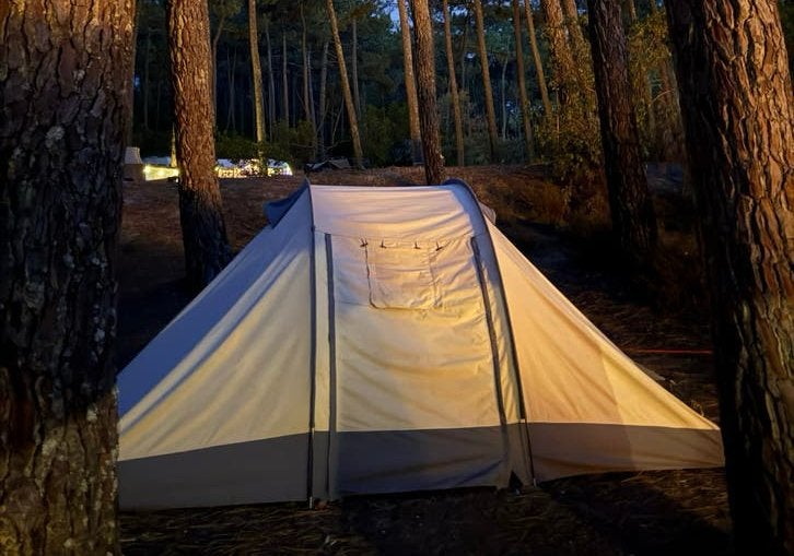 Camp Site Santa Cruz BTC Tent - Comfortabel en Compact, Ophalen of Verzenden, Gebruikt, Tot en met 2