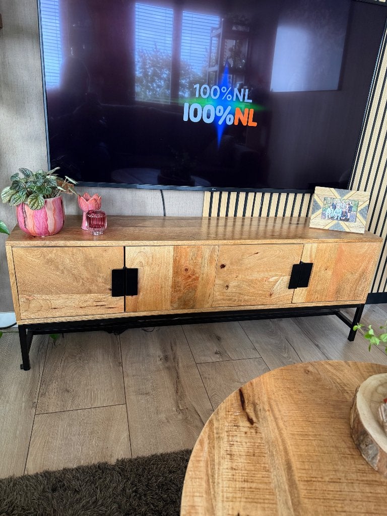 TV kast, Ophalen, Gebruikt, 100 tot 150 cm, Minder dan 100 cm