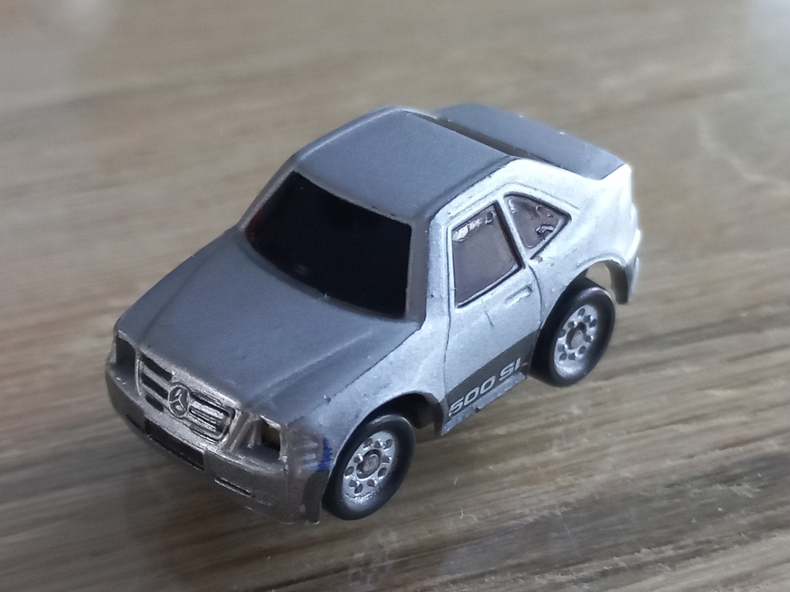 vintage Majorette Micro Sonic Flashers Mercedes-Benz 500SL s, Ophalen of Verzenden, Gebruikt, Auto