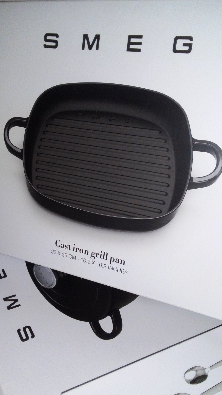 SMEG Cast Iron Grill pannen, Verzenden, Nieuw, Gietijzer, Overige typen