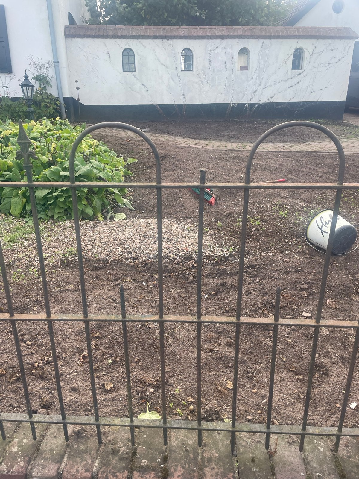 Antiek ijzeren tuinhek - Klassiek en duurzaam, Tuin en Terras, Ophalen, Gebruikt, IJzer, Tuinhek