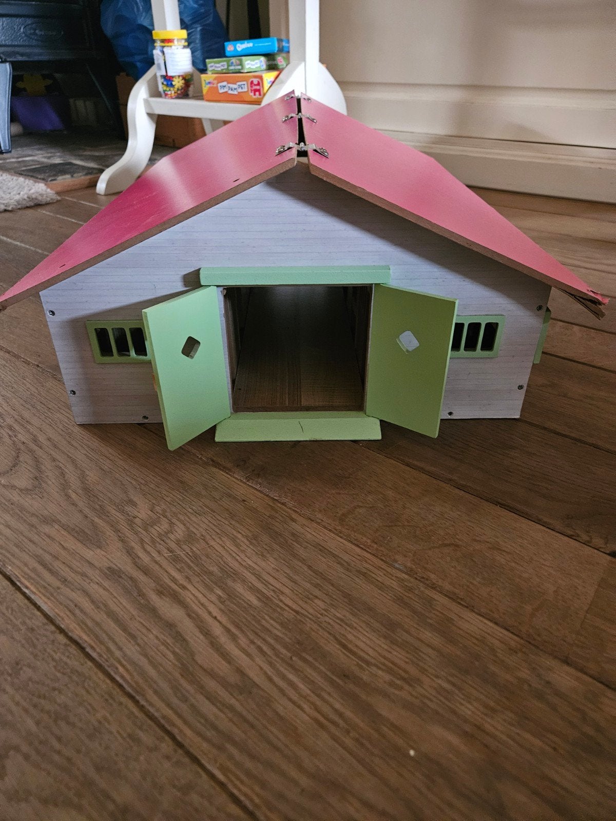 Kids Globe Paardenstal - 62x22x42,5 cm - Met kleine defecten, Ophalen, Gebruikt, Overige typen