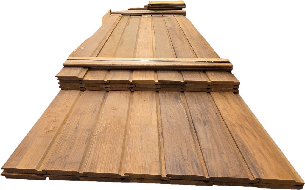 13 m² Halfhouts Rabat – Hardhout - nr: HP146, Tuin en Terras, Ophalen, Planken, Nieuw, Hardhout