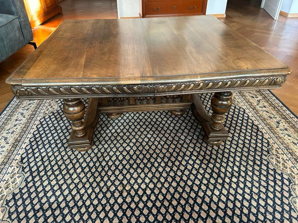 Prachtige antieke eiken Tudor stijl vintage tafel, Ophalen, Zo goed als nieuw