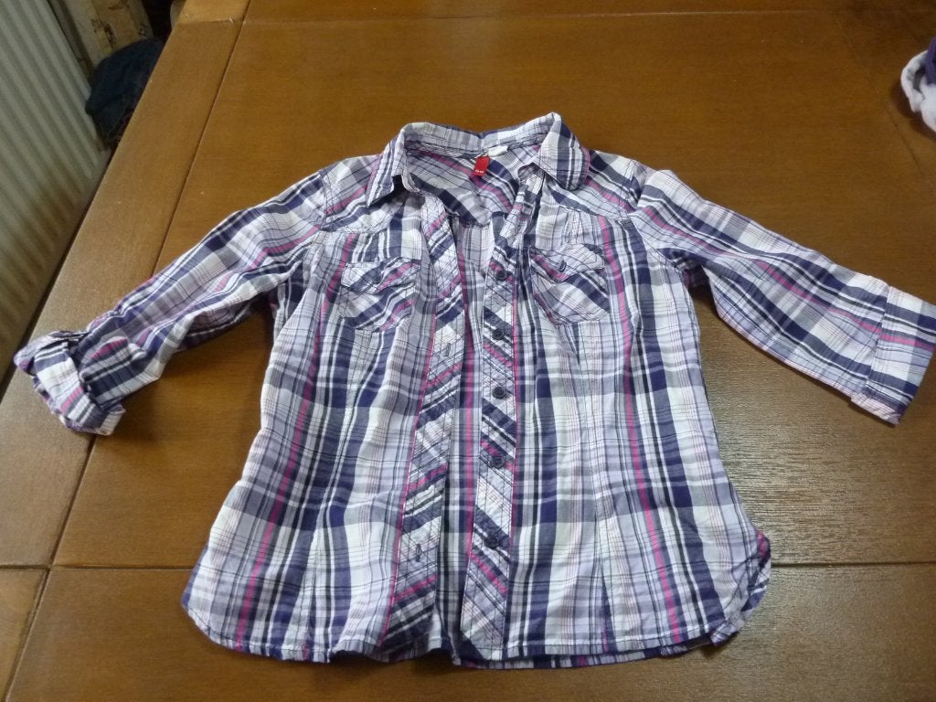 geruite blouse,, Ophalen of Verzenden, Zo goed als nieuw, Overige, Meisje