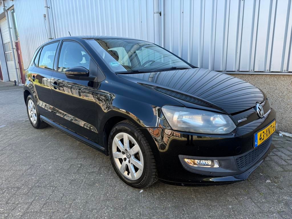 Volkswagen Polo 1.2 TDI 55KW BM 2012 Zwart, Auto's, Voorwielaandrijving, Stof, 74 pk, Zwart