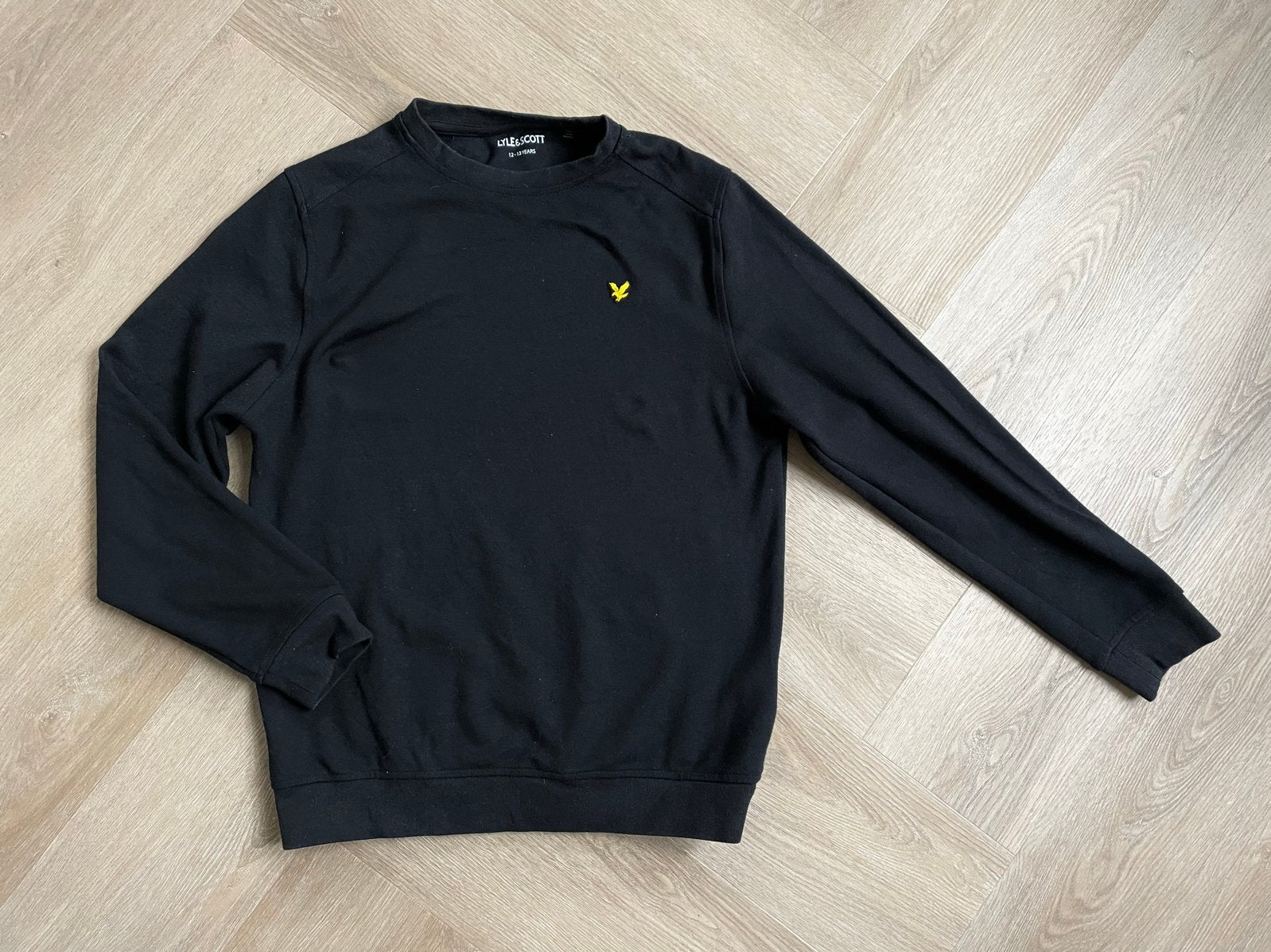 Lyle & Scott Zwarte Trui met Lange Mouwen maat 152, Kinderen en Baby's, Kinderkleding | Maat 152, Verzenden, Nieuw, Jongen of Meisje