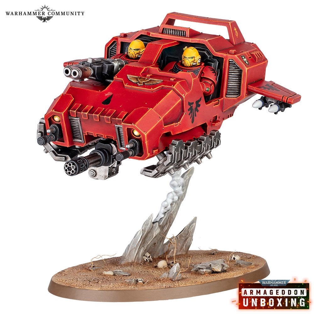 Warhammer 40K Landspeeder, Ophalen of Verzenden, Zo goed als nieuw, Warhammer