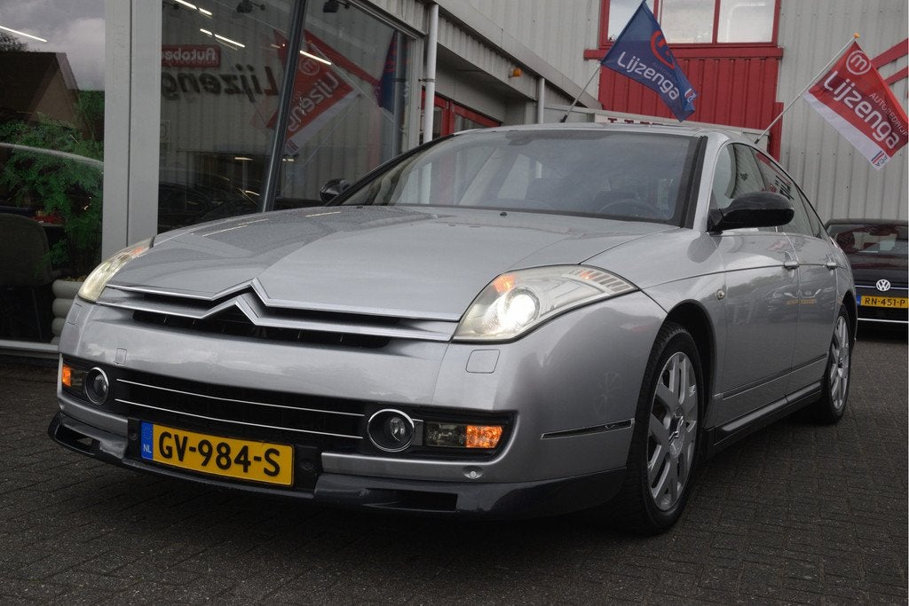 Citroën C6 3.0 V6 Exclusive Navi | open dak | Head-up | Xen, Auto's, Citroën, Gebruikt, Zwart, C6, Leder
