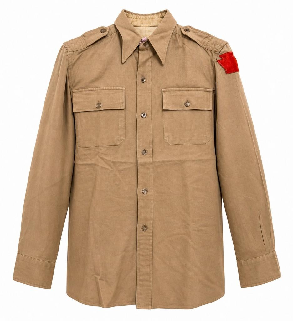 US Army officers shirt 28th inf., Verzamelen, Militaria | Tweede Wereldoorlog, Ophalen of Verzenden, Landmacht, Amerika, Kleding of Schoenen