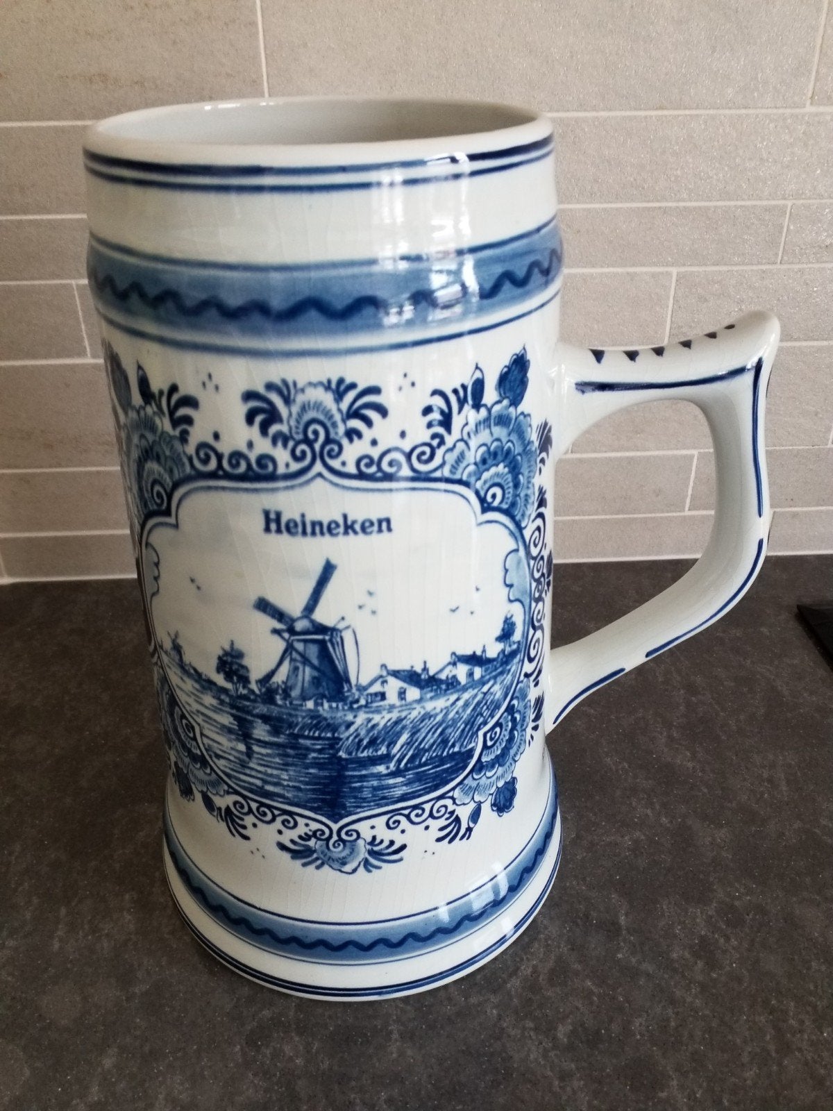 Delfts Blauwe Heineken kan, Ophalen