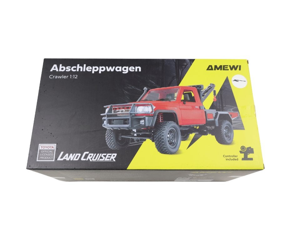 Amewi Toyota Land Cruiser Crawler Tow Truck 4WD 1:12 RTR red