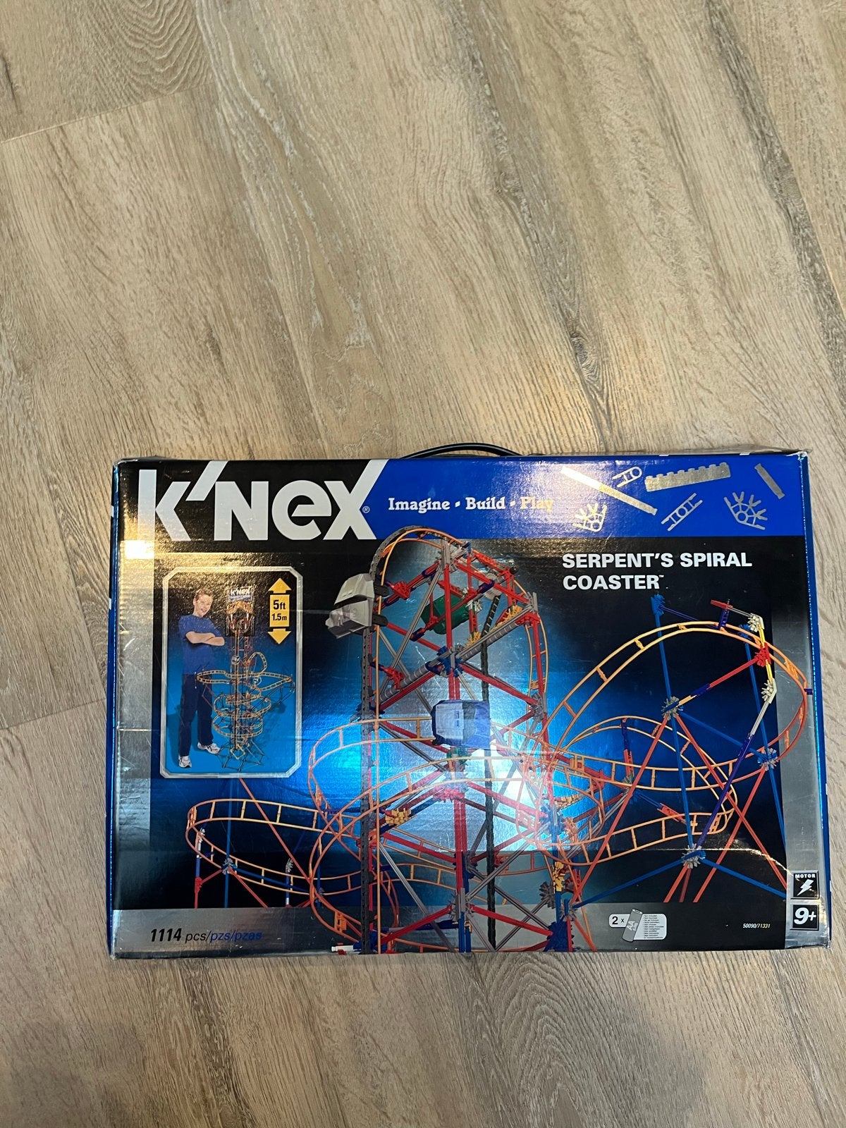 K'nex Serpent's Spiral Coaster & Lava Launch Coaster, Ophalen of Verzenden, Gebruikt, K'nex