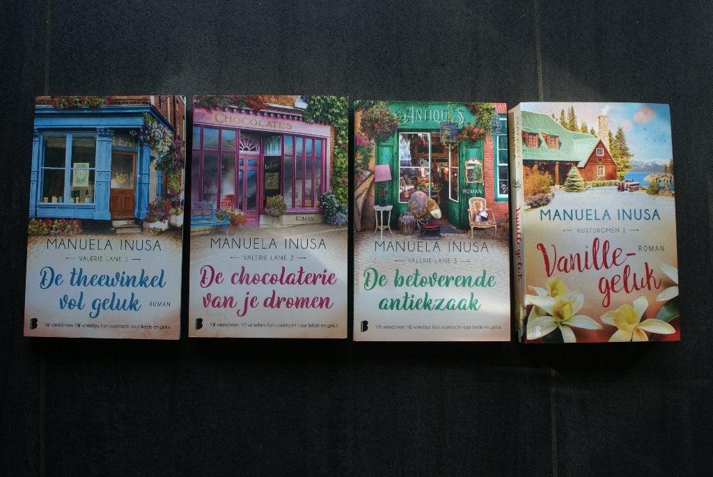 Manuela Inusa.. oa. Vanillegeluk / De betoverende antiekzaak, Ophalen of Verzenden, Zo goed als nieuw, Manuela Inusa