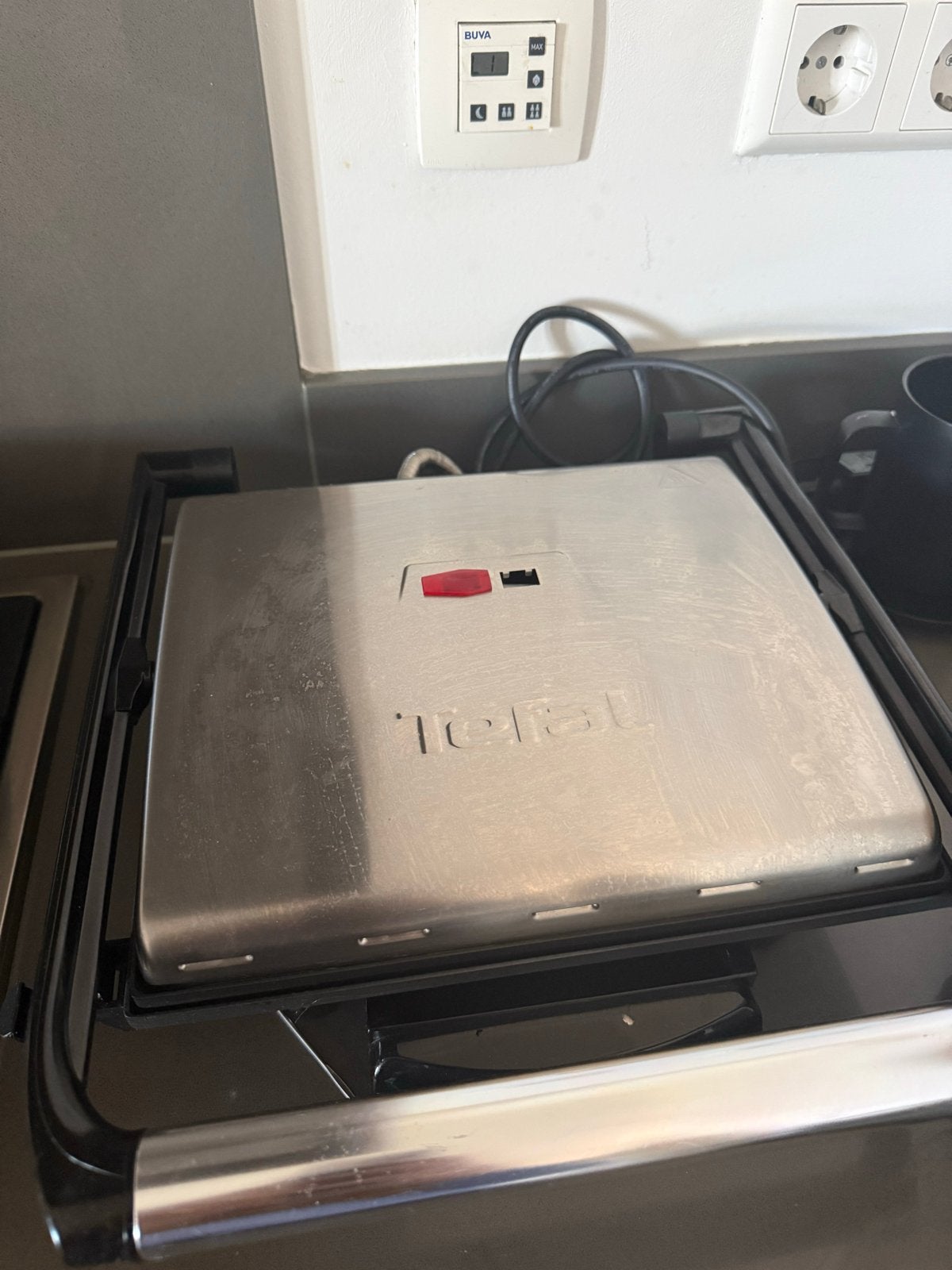 Tefal Grill - Werkt perfect, ophalen in Amsterdam Oost, Ophalen, Gebruikt, Tafelgrill