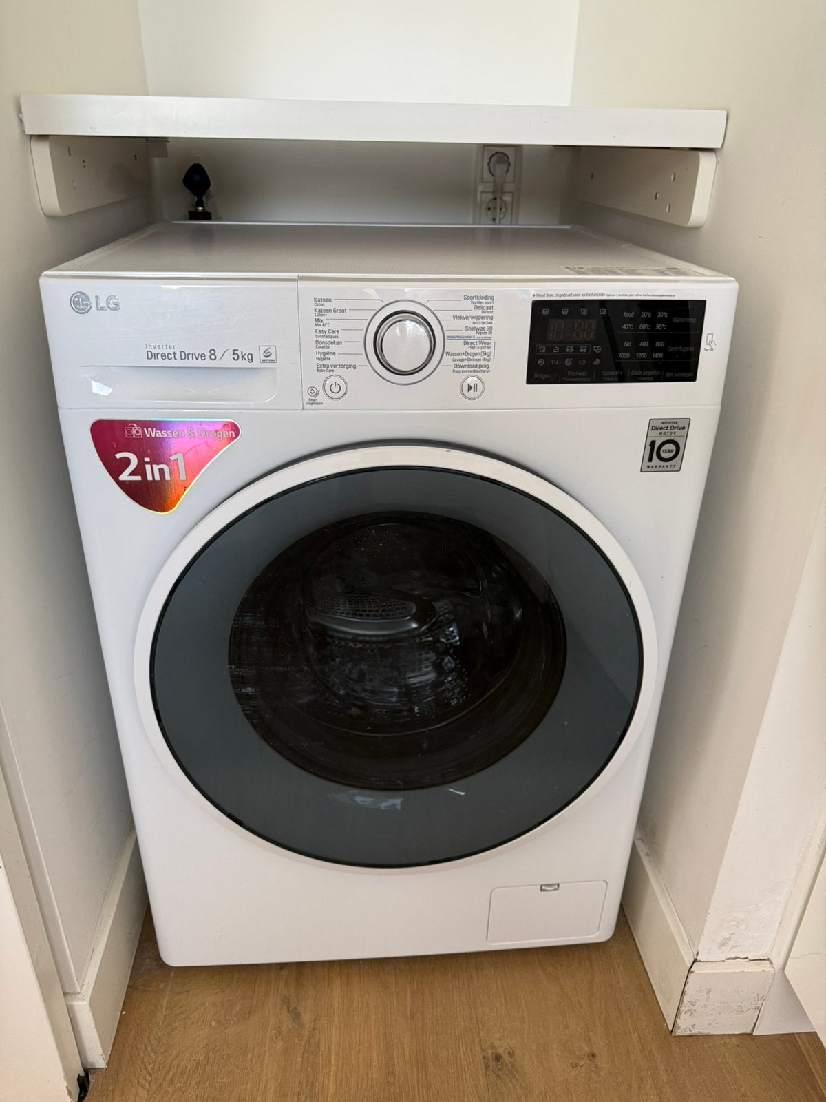 LG wasdroogcombinatie - ophalen op 16/8 in Schiedam, Witgoed en Apparatuur, Was-droogcombinaties, 4 tot 6 kg, Ophalen, Gebruikt