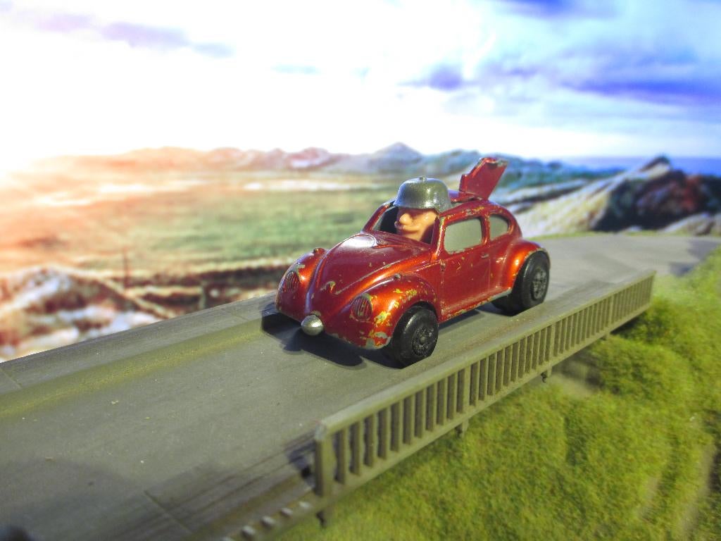 1:69 VW Volkswagen Flying Bug Matchbox nr.11 1972 #3, Ophalen of Verzenden, Gebruikt, Auto