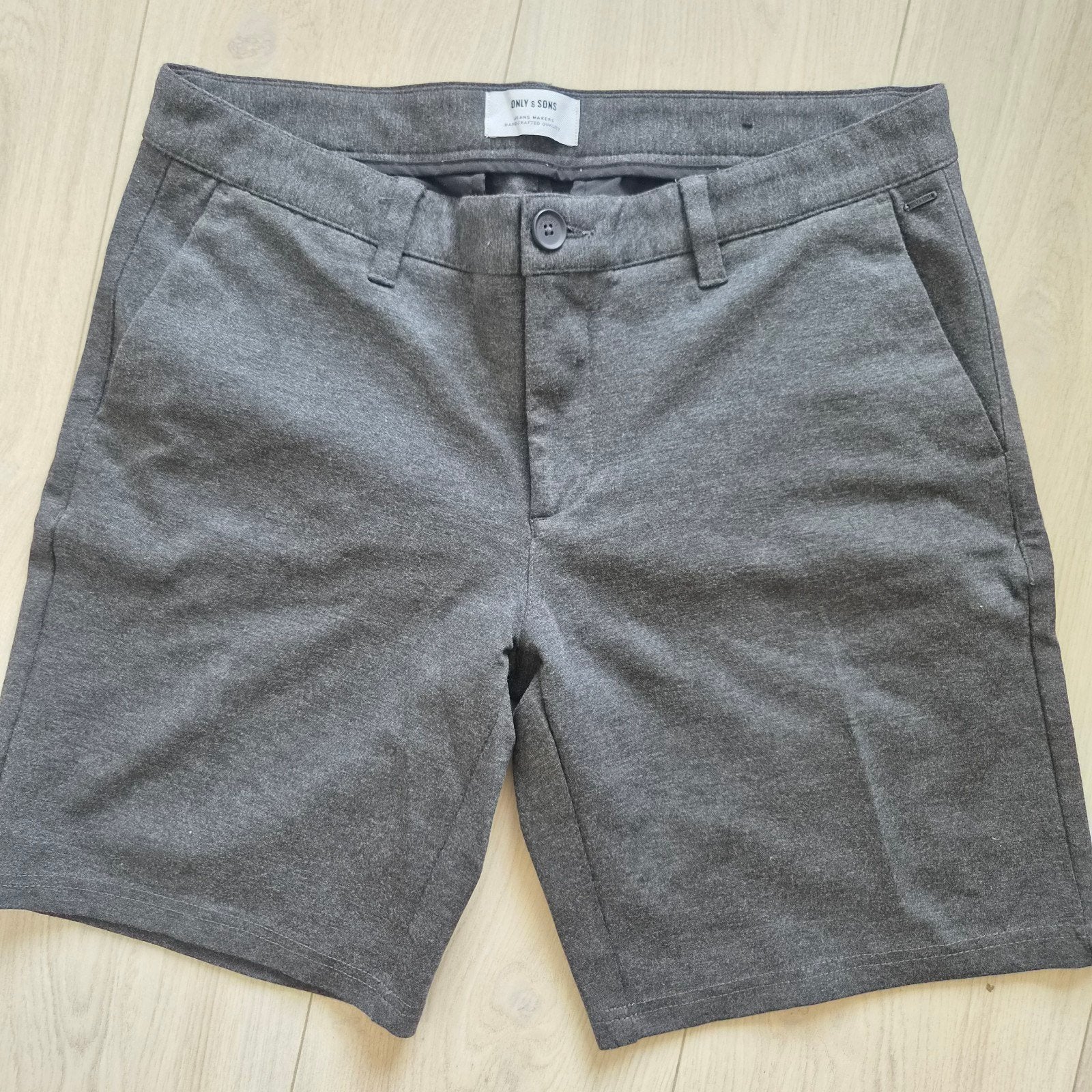 Only & Sons Grijze Korte Broek - Maat XL, Maat 56/58 (XL), Ophalen of Verzenden, Zo goed als nieuw, Grijs