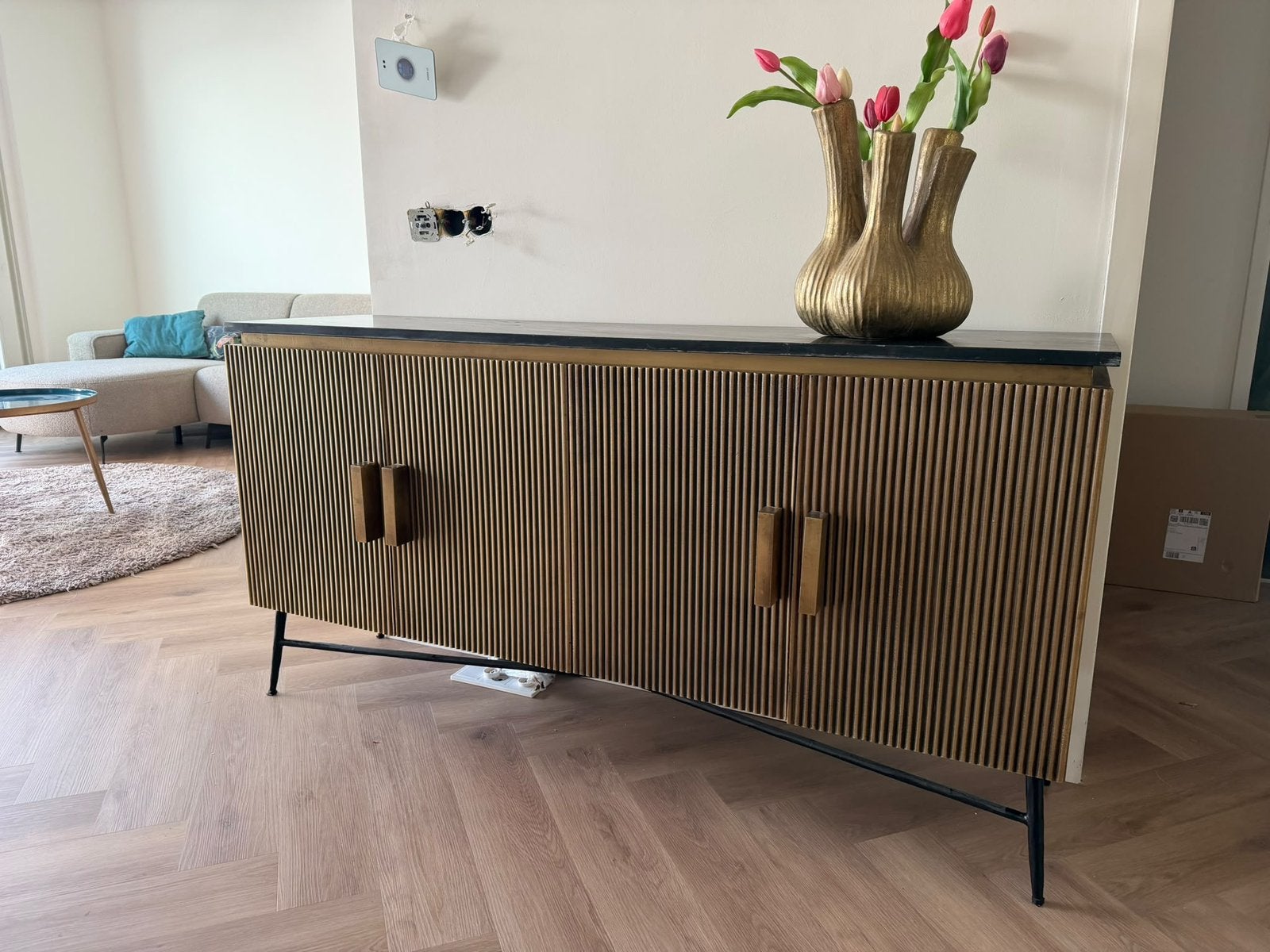 Richmond interiors dressoir ironville 4 deurs
