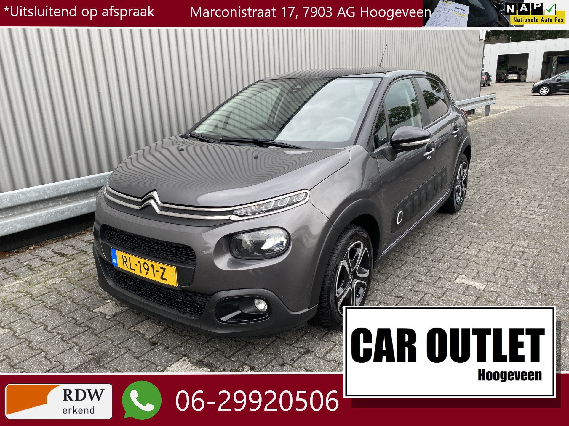 Citroën C3 1.2 PureTech Feel Edition 154Dkm.NAP, Clima, Nav, Auto's, Euro 6, 1199 cc, 82 pk, 450 kg