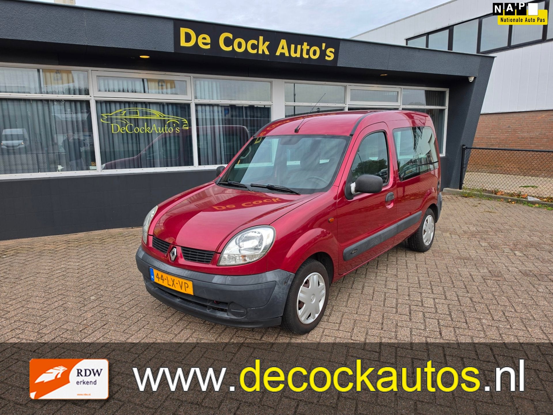 Renault Kangoo 1.2-16V Authentique/TREKHAAK, Auto's, Voorwielaandrijving, 4 cilinders, Radio, Bedrijf