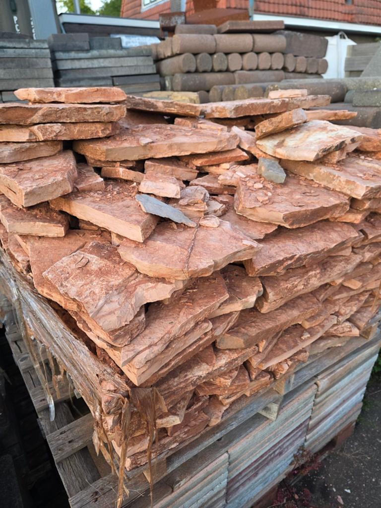 Flagstones afhalen per m2 op afspraak, Overige materialen, Gebruikt, Ophalen of Verzenden, 10 m² of meer