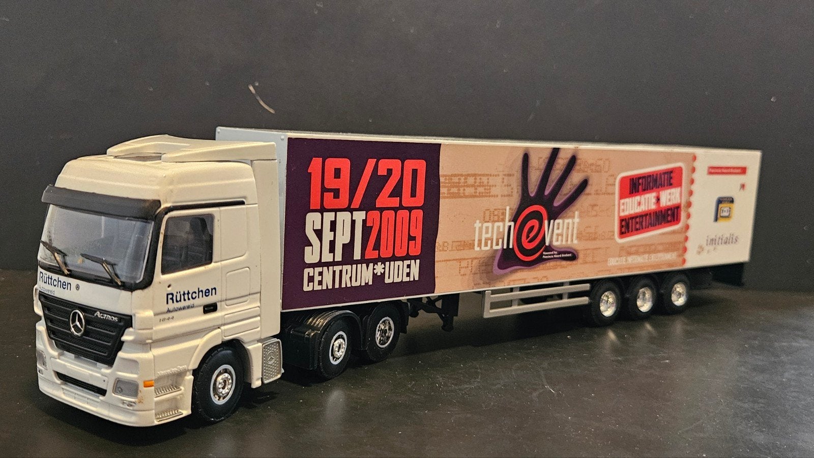 lion toys Mercedes, Ophalen of Verzenden, Gebruikt, Bus of Vrachtwagen, Lion Toys