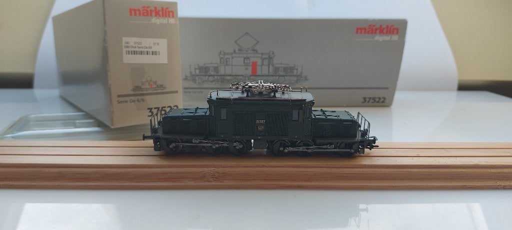 Marklin 37522 "SEETAL" Croco De 6/6, Wisselstroom, Locomotief, Ophalen of Verzenden, Zo goed als nieuw